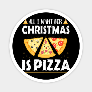 Pizza Christmas Xmas Men Boys Crustmas Gifts Magnet